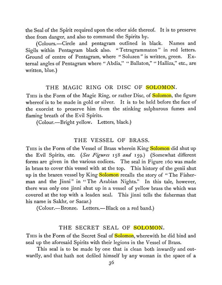Original scan of The Goetia, PDF page 50