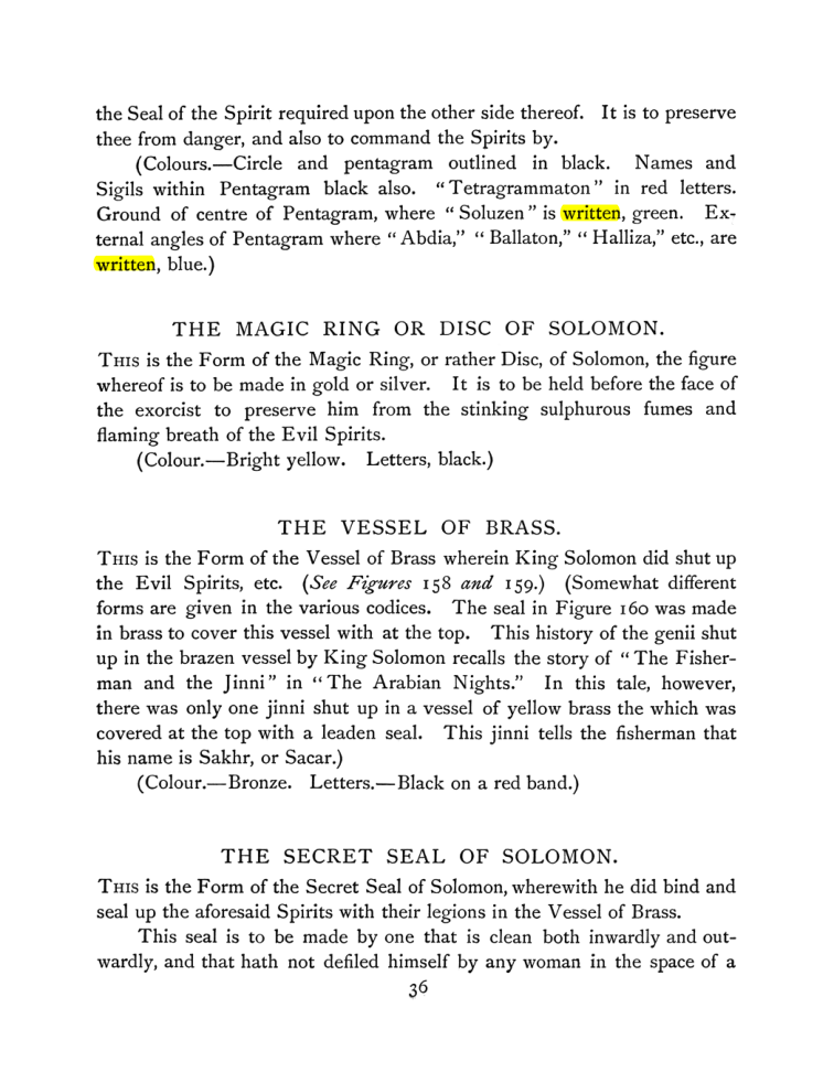 Original scan of The Goetia, PDF page 50