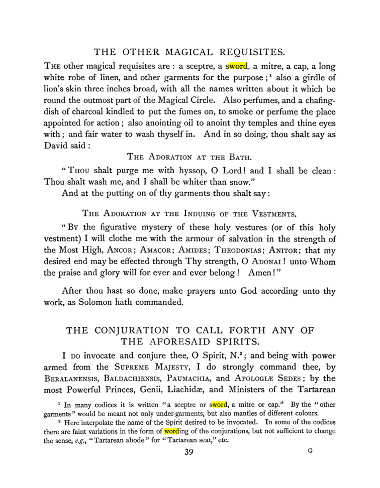 Original scan of The Goetia, PDF page 55