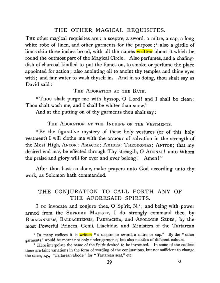 Original scan of The Goetia, PDF page 55