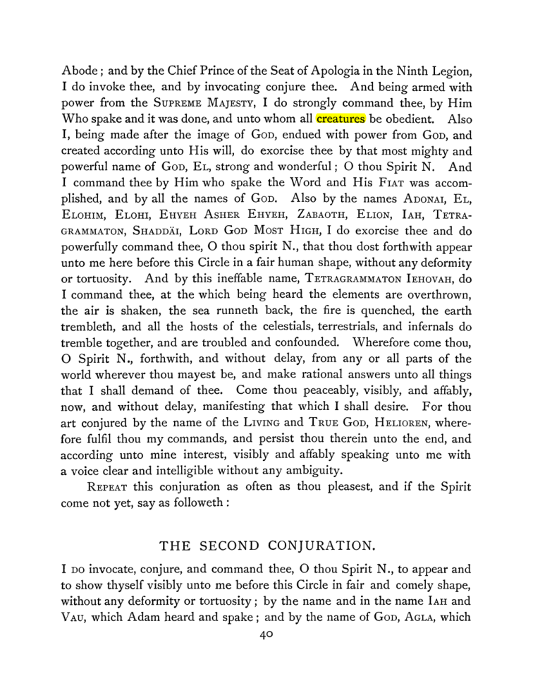 Original scan of The Goetia, PDF page 56