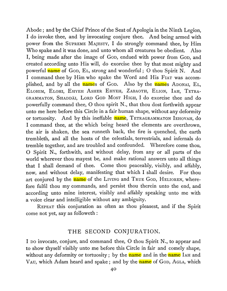 Original scan of The Goetia, PDF page 56