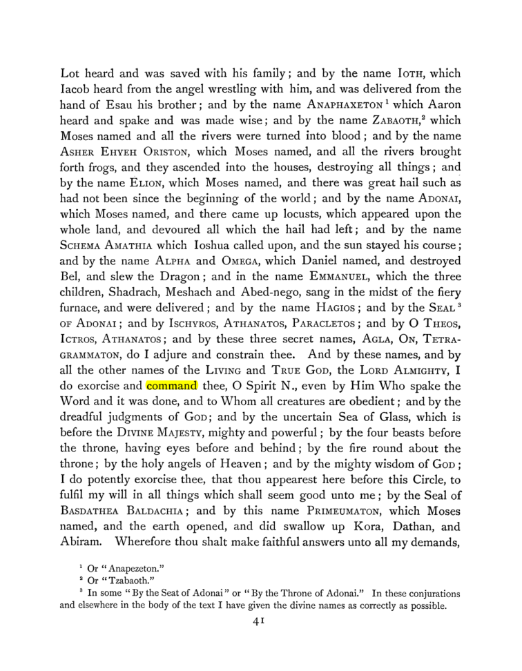 Original scan of The Goetia, PDF page 57