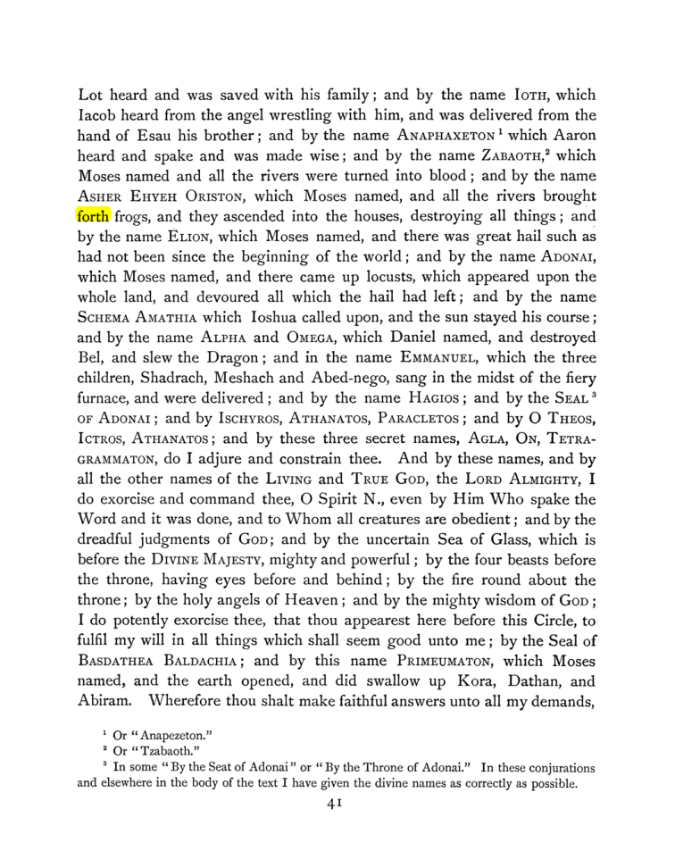 Original scan of The Goetia, PDF page 57