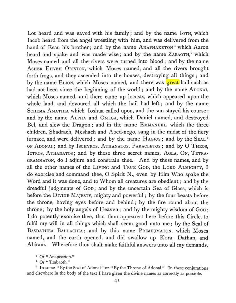Original scan of The Goetia, PDF page 57