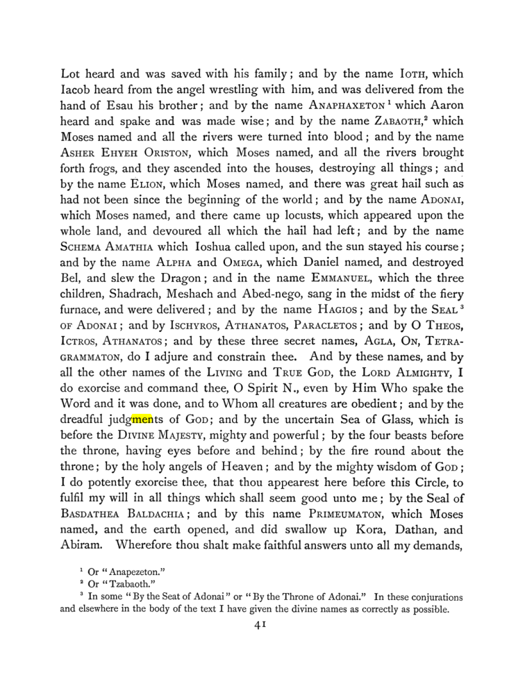 Original scan of The Goetia, PDF page 57