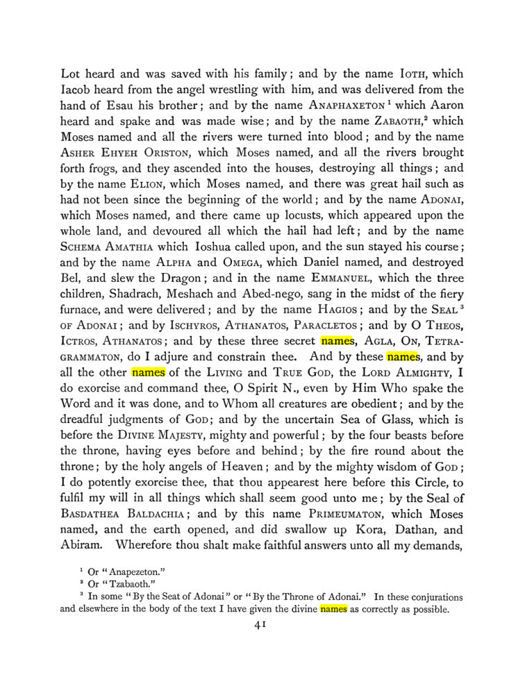 Original scan of The Goetia, PDF page 57