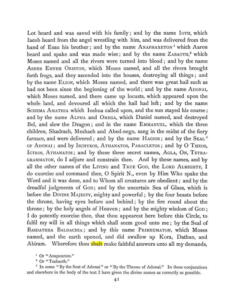 Original scan of The Goetia, PDF page 57