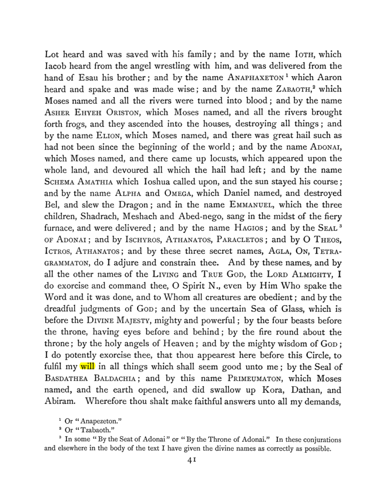 Original scan of The Goetia, PDF page 57