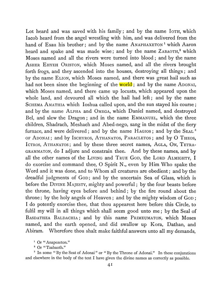 Original scan of The Goetia, PDF page 57