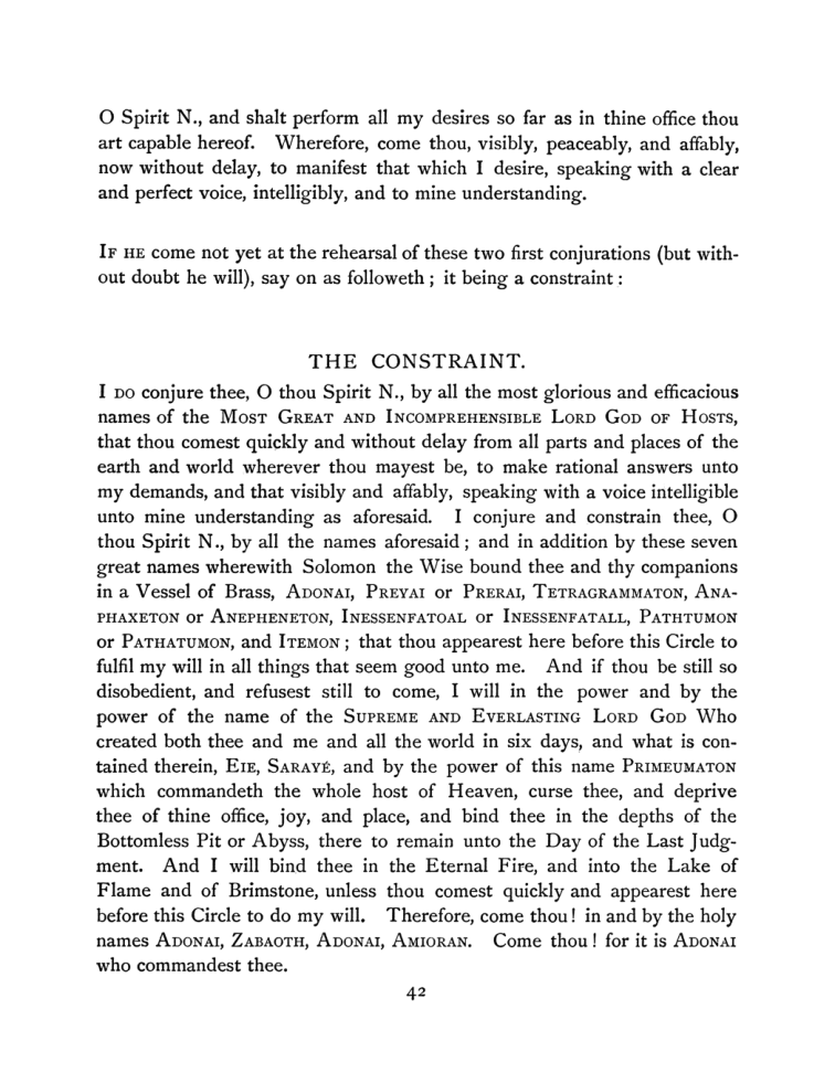 Original scan of The Goetia, PDF page 58