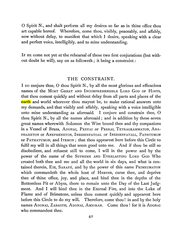 Original scan of The Goetia, PDF page 58