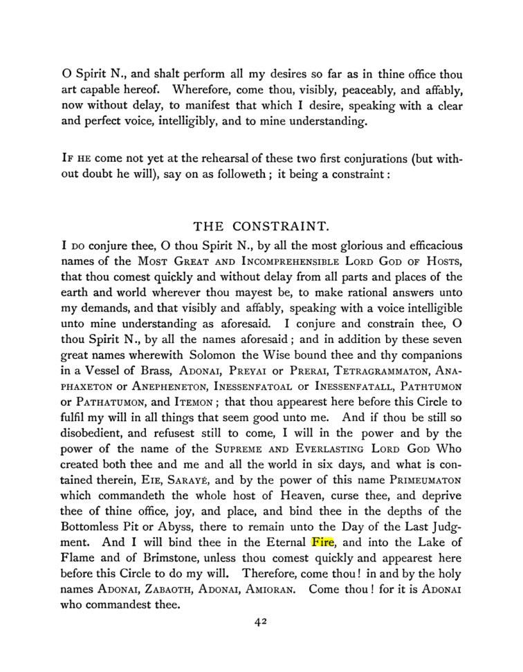Original scan of The Goetia, PDF page 58