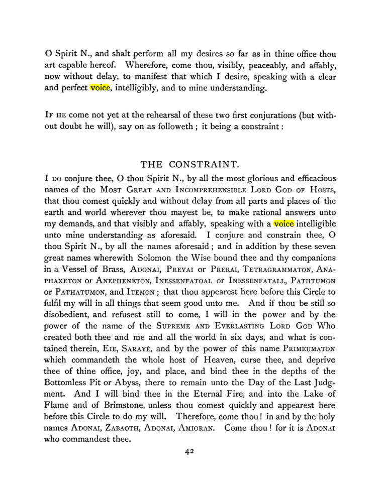 Original scan of The Goetia, PDF page 58