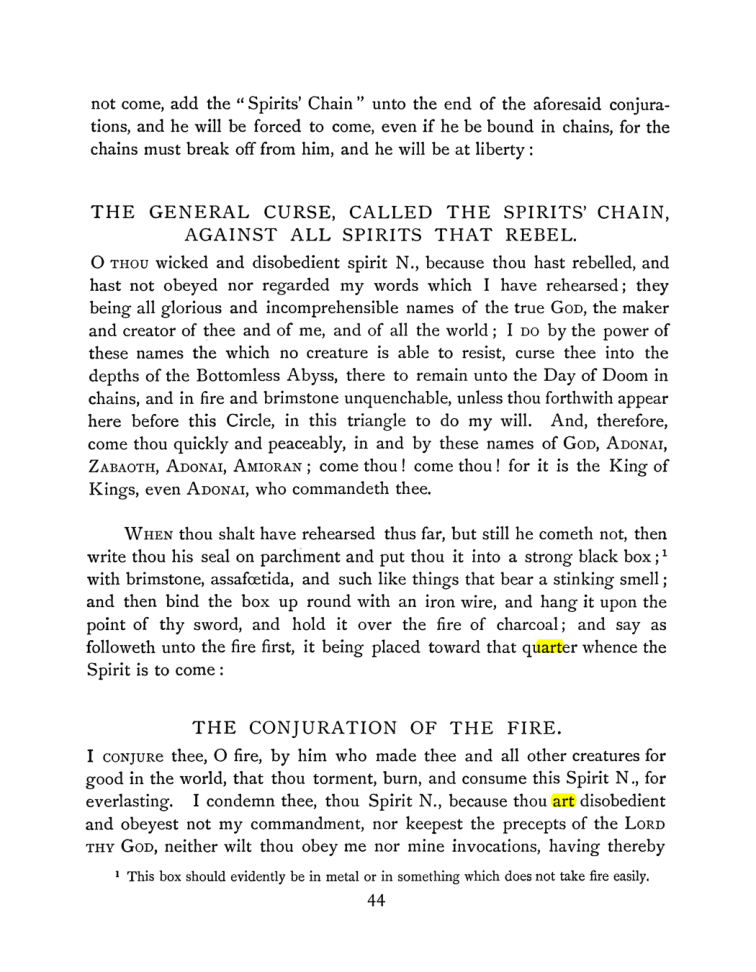 Original scan of The Goetia, PDF page 60