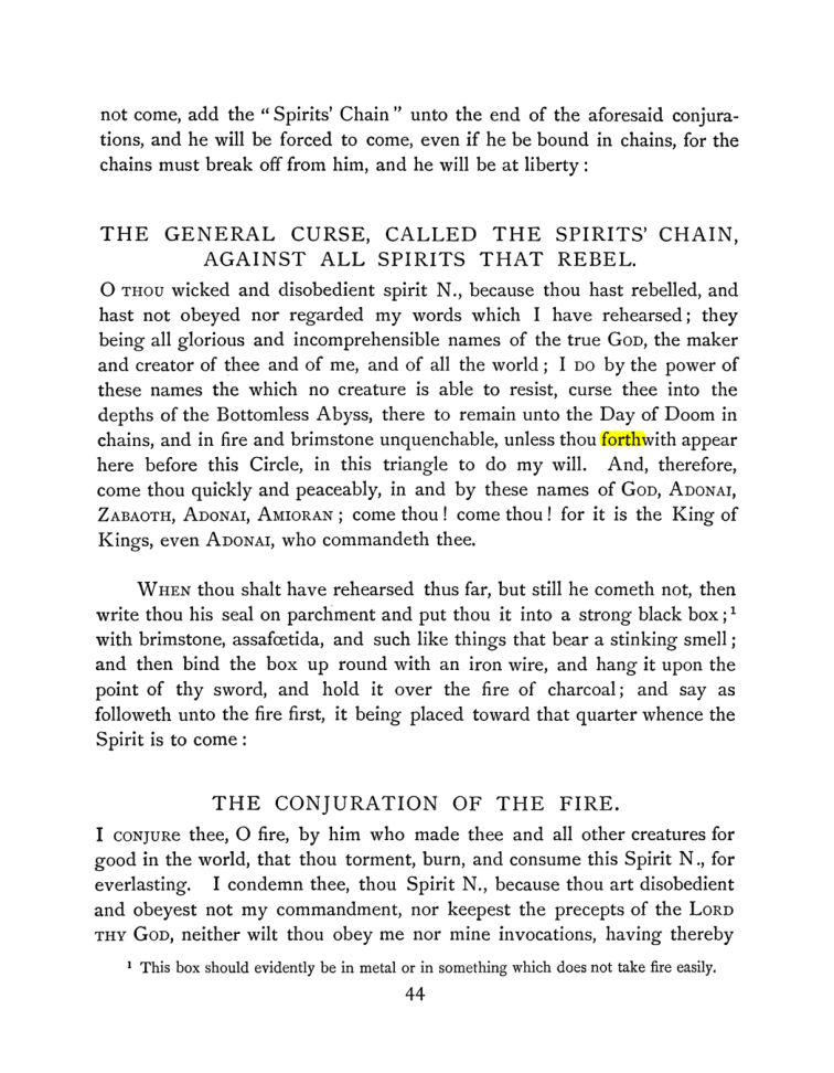 Original scan of The Goetia, PDF page 60
