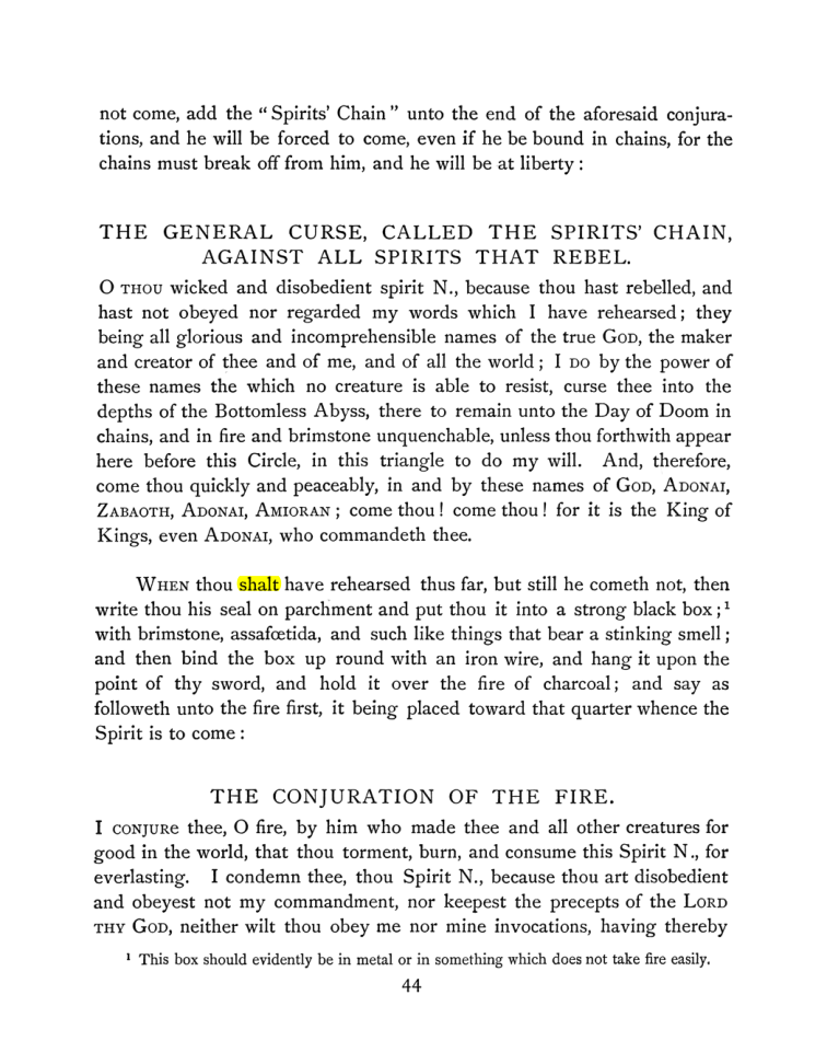 Original scan of The Goetia, PDF page 60