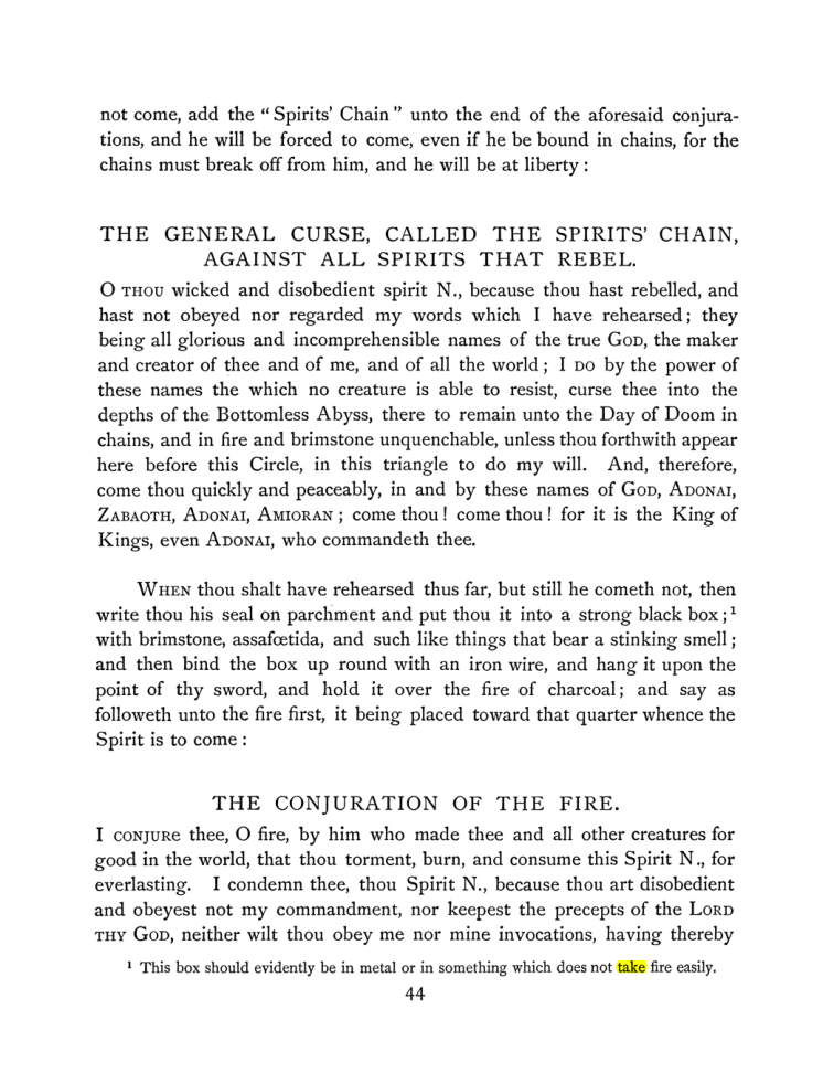 Original scan of The Goetia, PDF page 60
