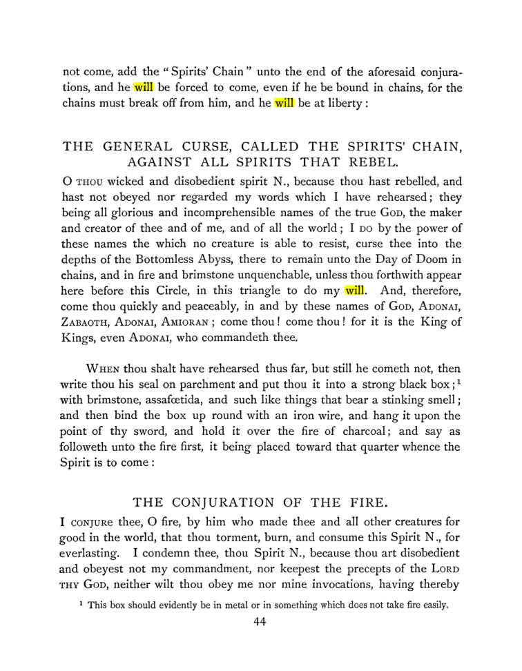 Original scan of The Goetia, PDF page 60