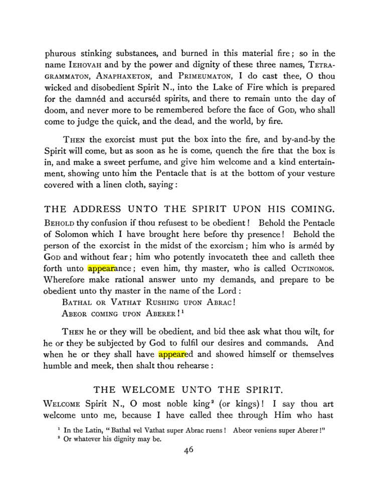 Original scan of The Goetia, PDF page 62