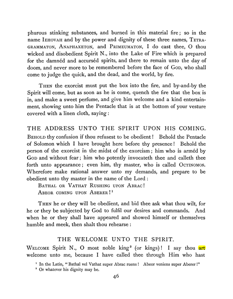 Original scan of The Goetia, PDF page 62