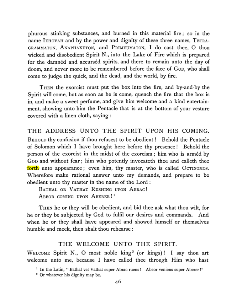 Original scan of The Goetia, PDF page 62