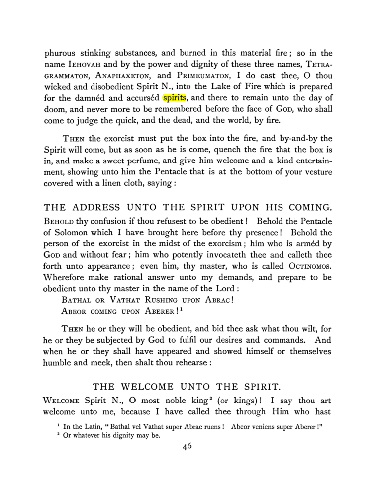 Original scan of The Goetia, PDF page 62