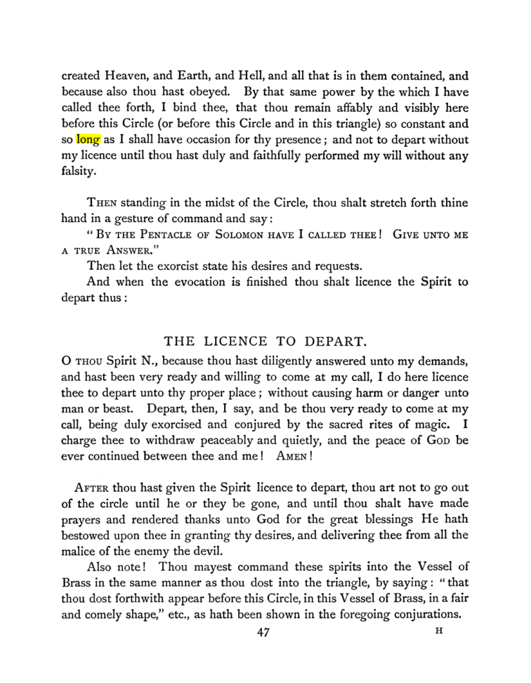 Original scan of The Goetia, PDF page 63