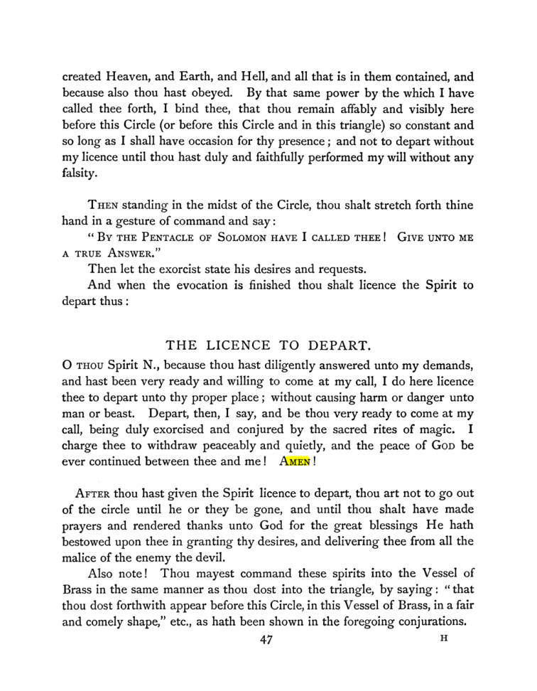 Original scan of The Goetia, PDF page 63
