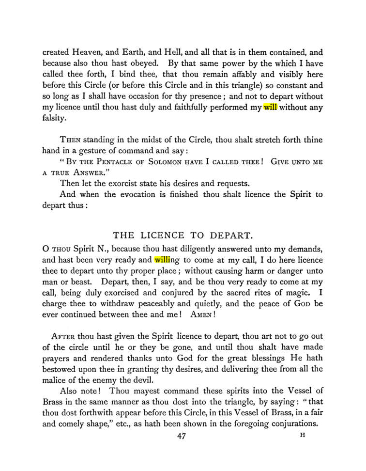 Original scan of The Goetia, PDF page 63