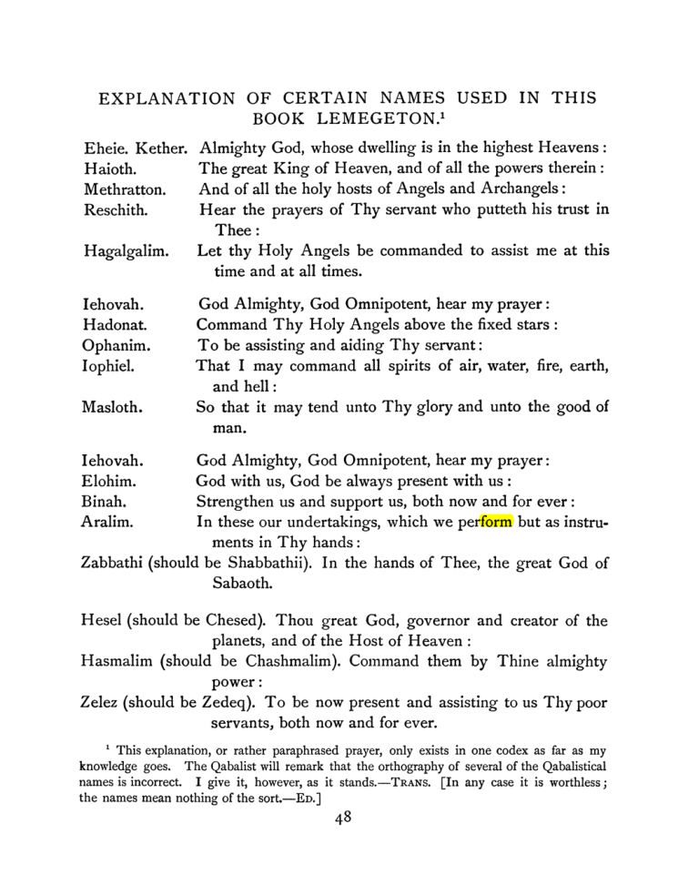 Original scan of The Goetia, PDF page 64