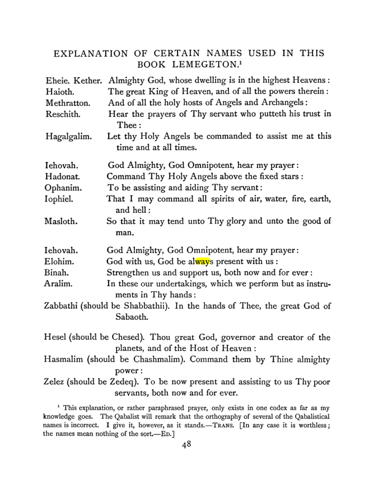 Original scan of The Goetia, PDF page 64