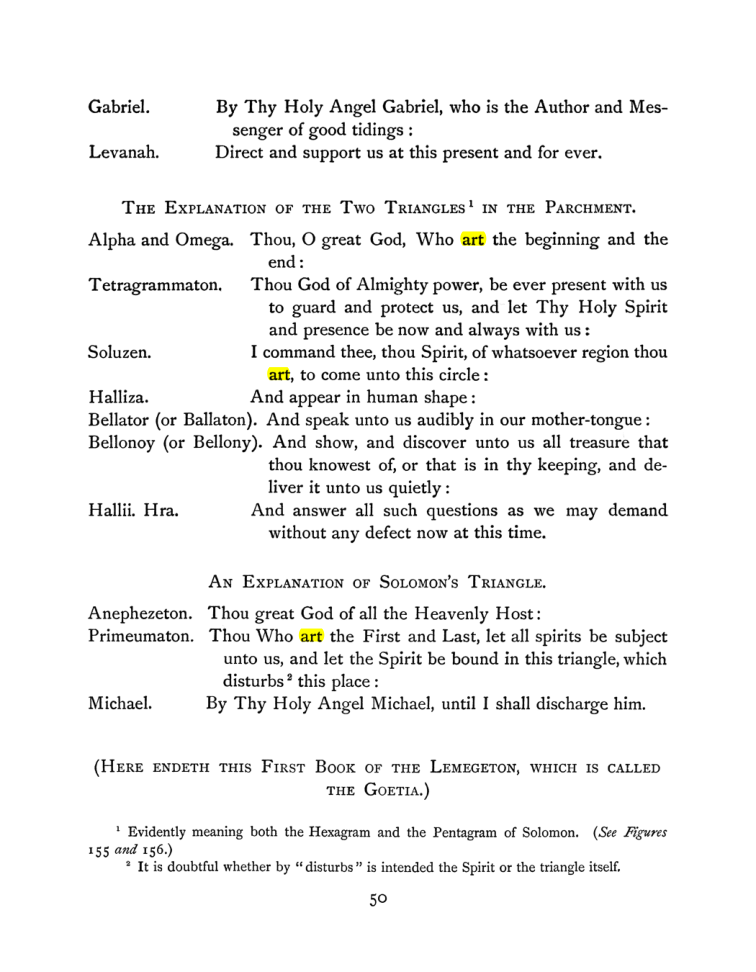 Original scan of The Goetia, PDF page 66