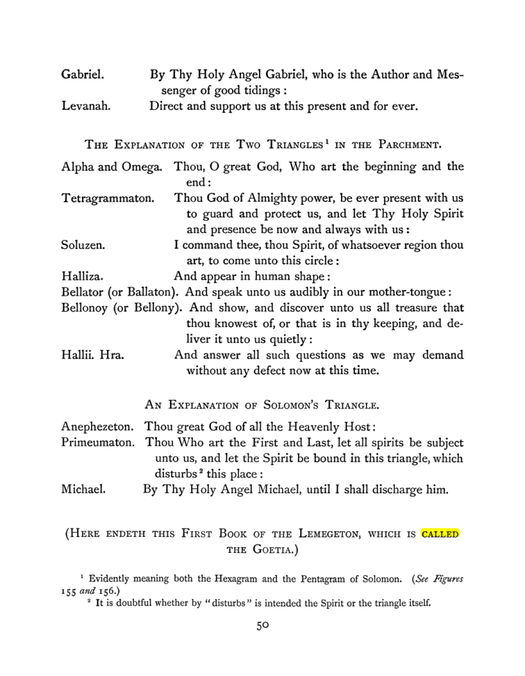 Original scan of The Goetia, PDF page 66