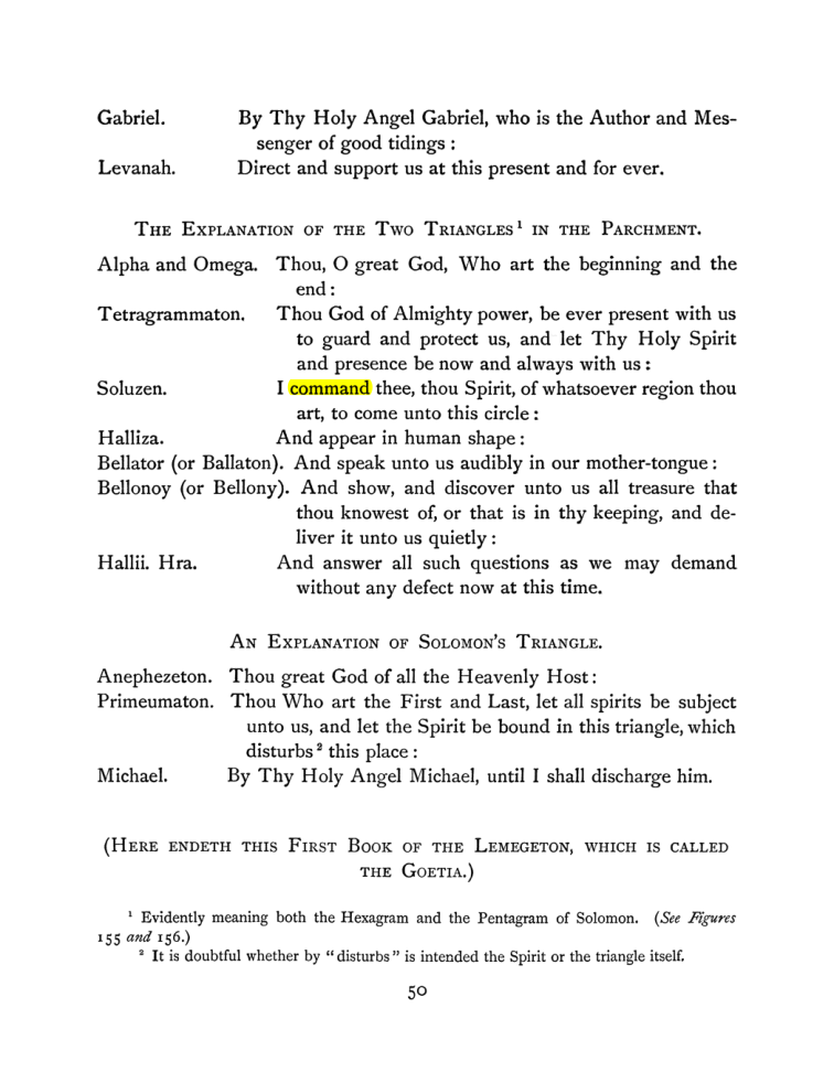 Original scan of The Goetia, PDF page 66