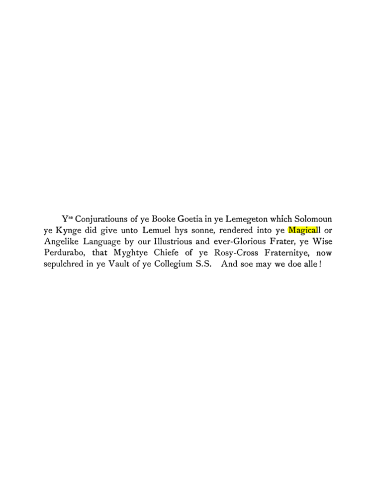 Original scan of The Goetia, PDF page 67