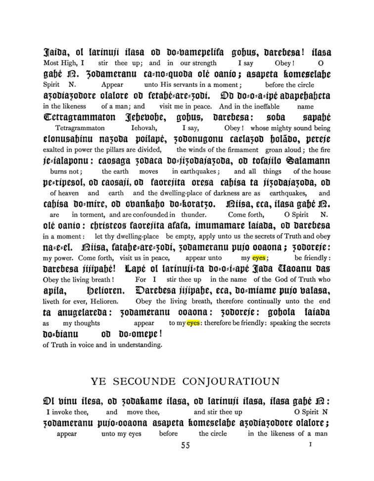 Original scan of The Goetia, PDF page 71