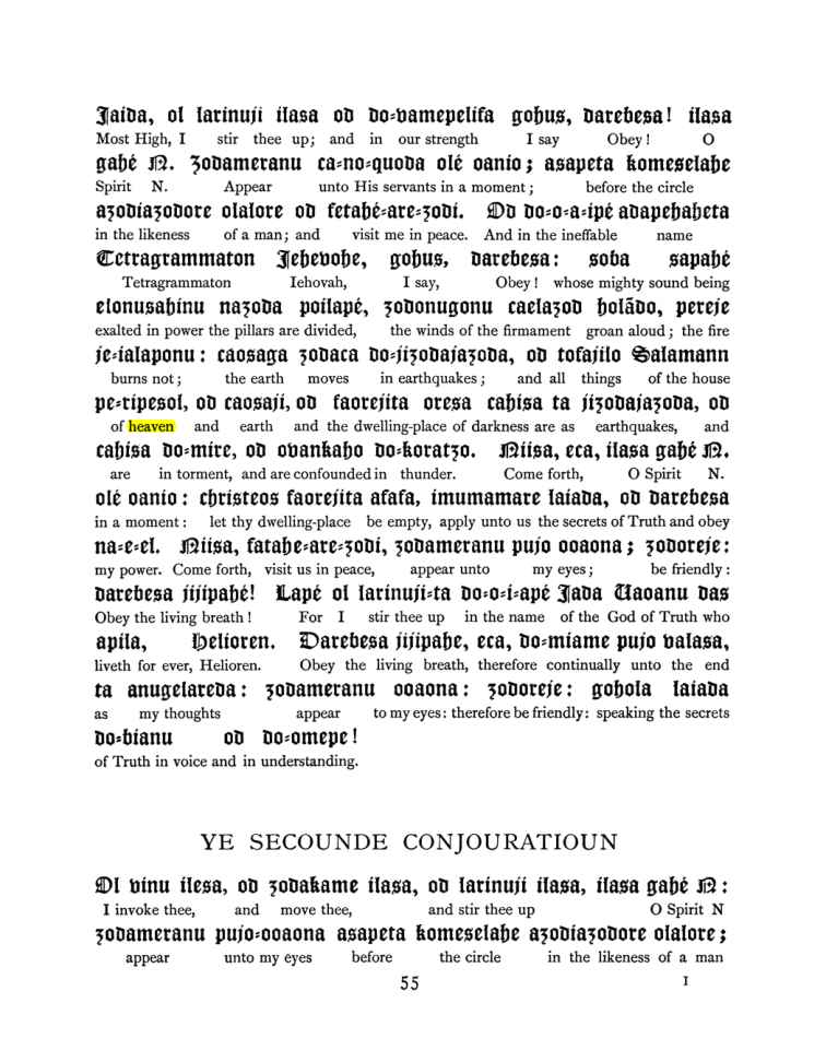 Original scan of The Goetia, PDF page 71