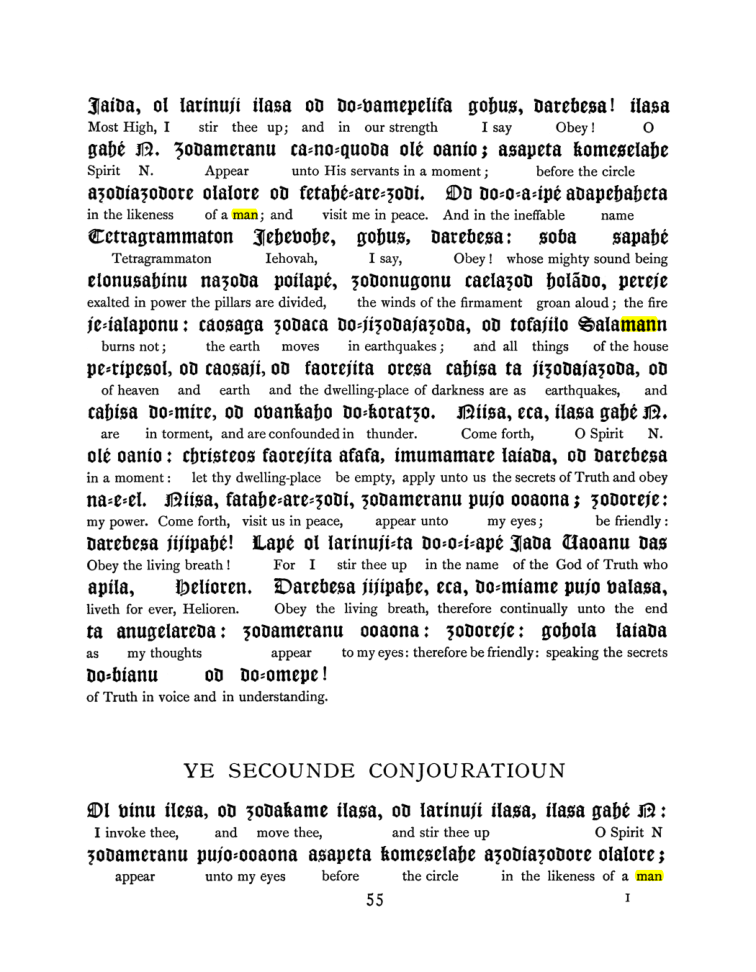 Original scan of The Goetia, PDF page 71