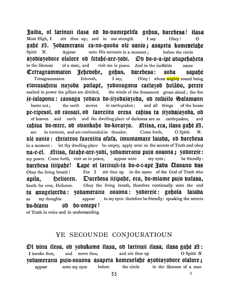 Original scan of The Goetia, PDF page 71