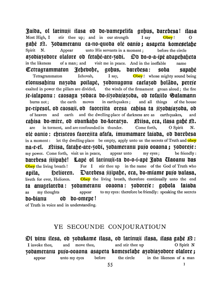 Original scan of The Goetia, PDF page 71