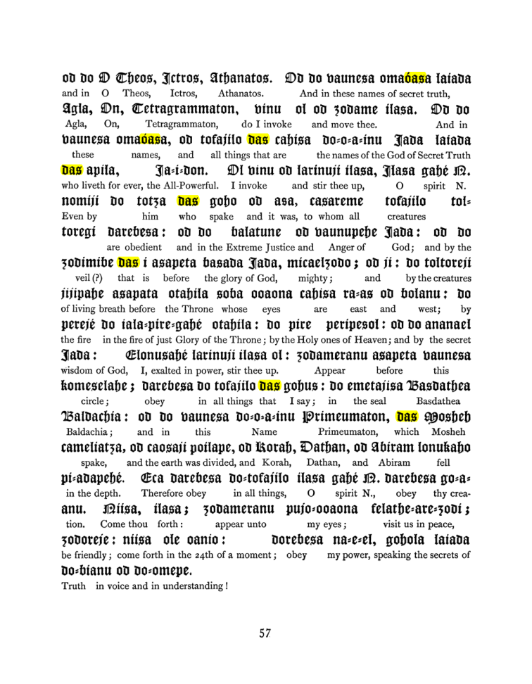 Original scan of The Goetia, PDF page 73