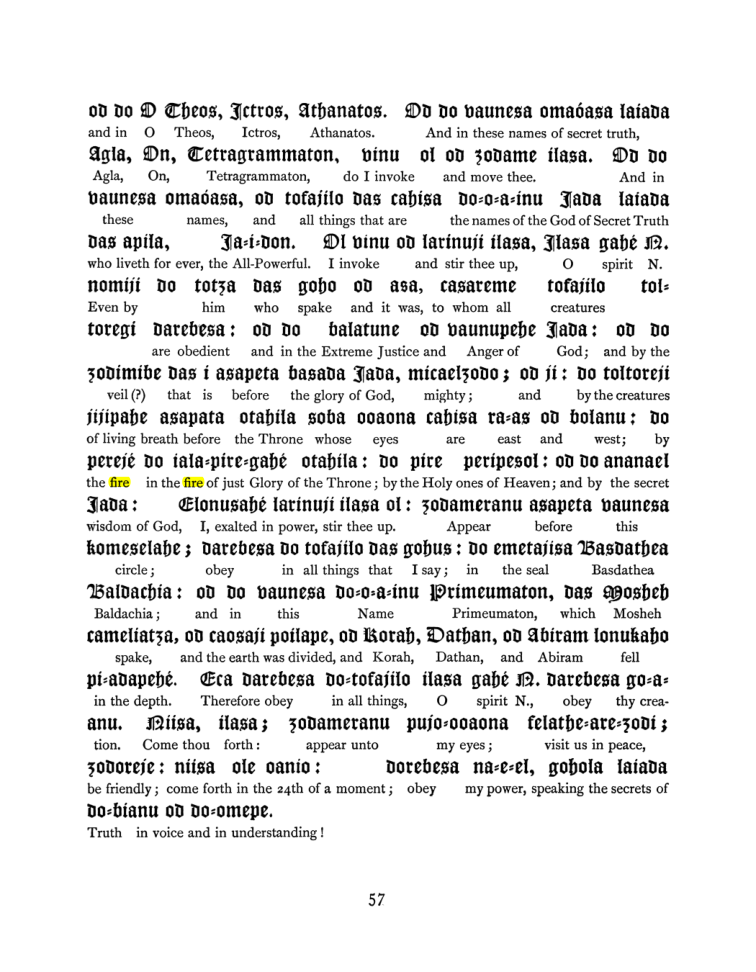 Original scan of The Goetia, PDF page 73