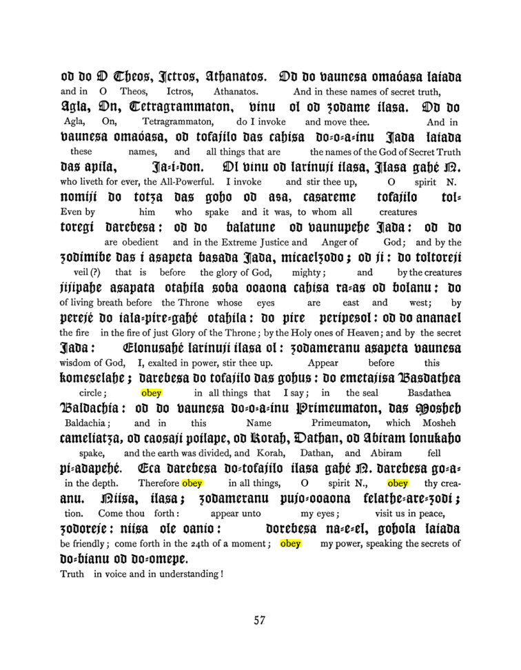 Original scan of The Goetia, PDF page 73
