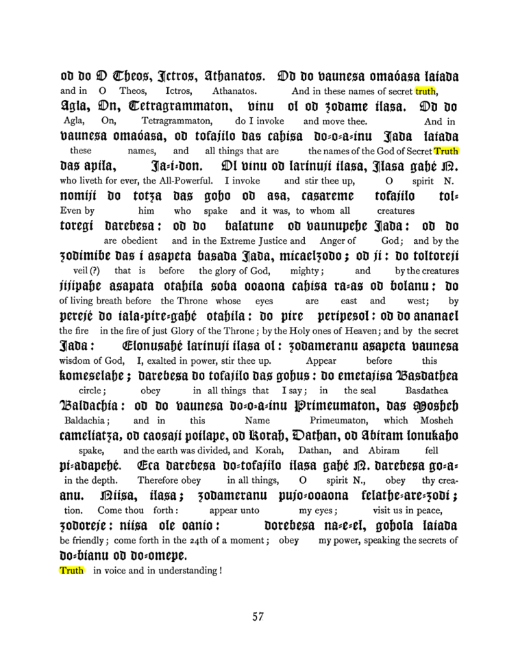 Original scan of The Goetia, PDF page 73