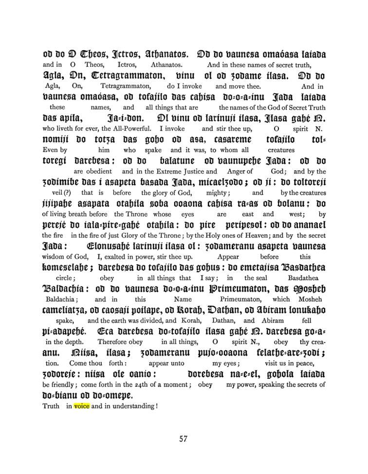 Original scan of The Goetia, PDF page 73
