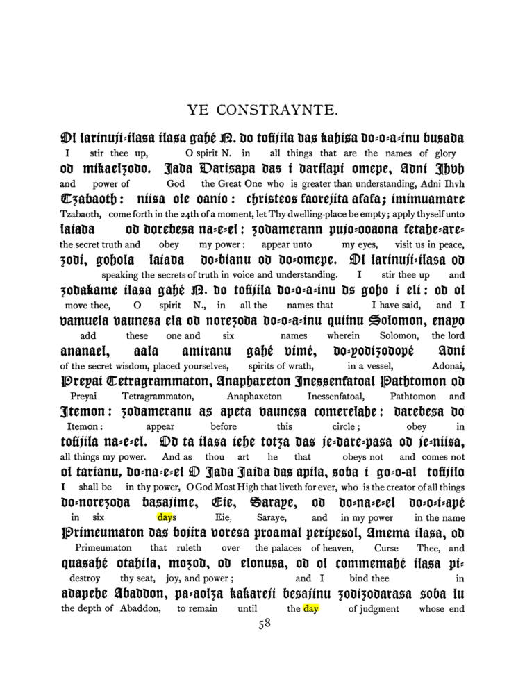 Original scan of The Goetia, PDF page 74