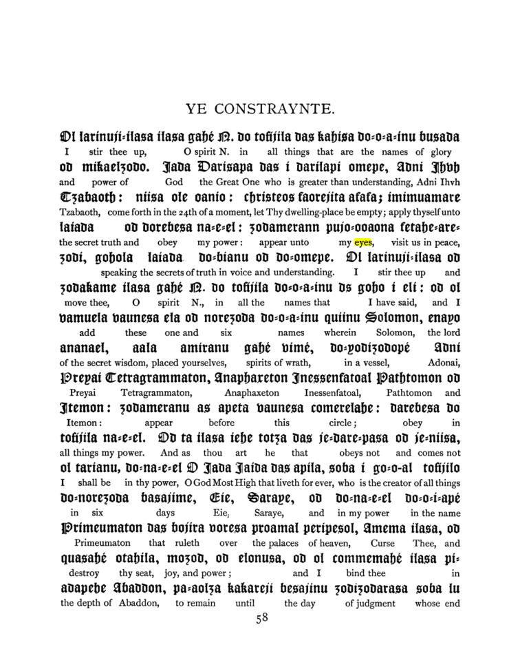 Original scan of The Goetia, PDF page 74