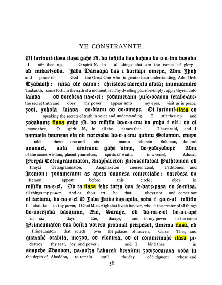 Original scan of The Goetia, PDF page 74
