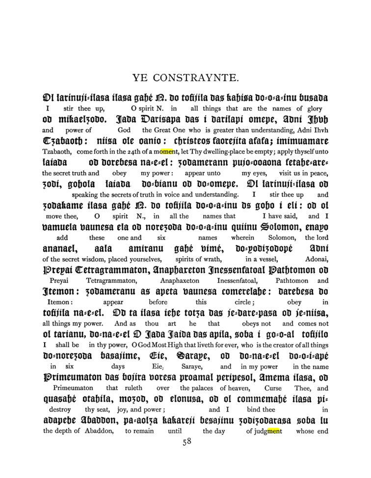 Original scan of The Goetia, PDF page 74